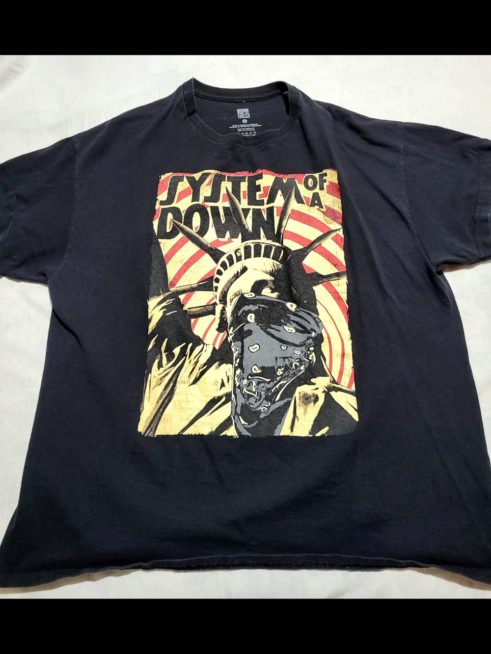 System of a Down Black Graphic Band T-Shirt